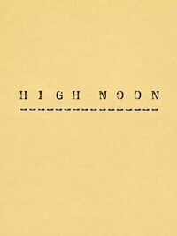 Highnoon cover