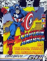 Captain America in: The Doom Tube of Dr. Megalomann cover