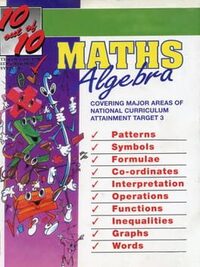10 out of 10: Maths Algebra cover