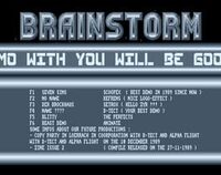Brainstorm cover