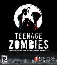 Teenage Zombies: Invasion of the Alien Brain Thingys! cover