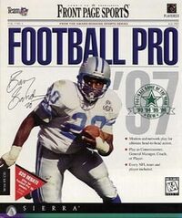 Front Page Sports Football Pro '97 cover