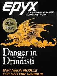 Dunjonquest: Hellfire Warrior - Danger in Drindisti cover