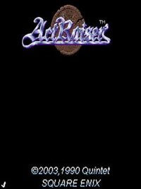 Actraiser cover