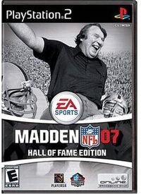 Madden NFL 07: Hall of Fame Edition cover