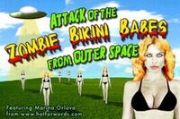 Attack of the Zombie Bikini Babes From Outer Space cover
