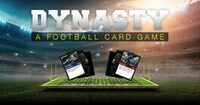 Dynasty: A Football Card Game cover