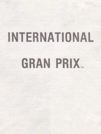 International Gran Prix cover
