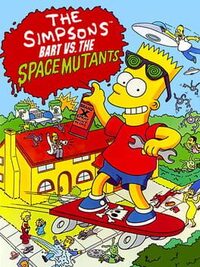 The Simpsons: Bart vs. The Space Mutants cover