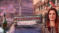 Off the Record: The Italian Affair Collector's Edition cover
