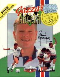 Gazza's Super Soccer cover