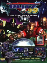NFL Blitz 99 cover