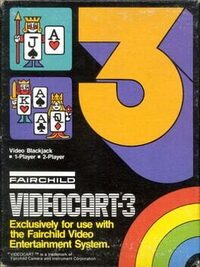 Videocart-3: Video Blackjack cover