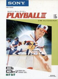 Playball III cover