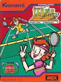Konami's Tennis cover