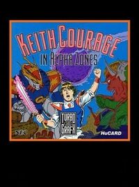 Keith Courage in Alpha Zones cover