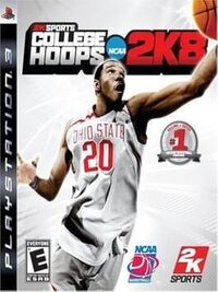 NCAA College Hoops 2K8 cover
