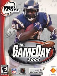 NFL GameDay 2004 cover
