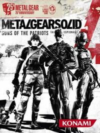 Metal Gear Solid 4: 25th Anniversary Edition cover