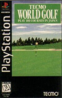 Tecmo World Golf cover