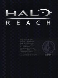 Halo: Reach Limited Edition cover