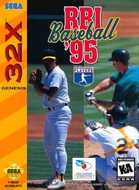 RBI Baseball '95 cover