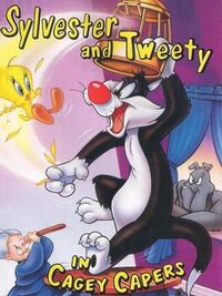 Sylvester & Tweety in Cagey Capers cover