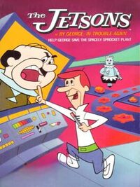 The Jetsons in By George, in Trouble Again cover