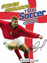 Steven Gerrard's Total Soccer 2002 cover