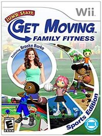 JumpStart: Get Moving Family Fitness Sports Edition featuring Brooke Burke cover
