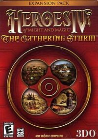 Heroes of Might and Magic IV: The Gathering Storm cover